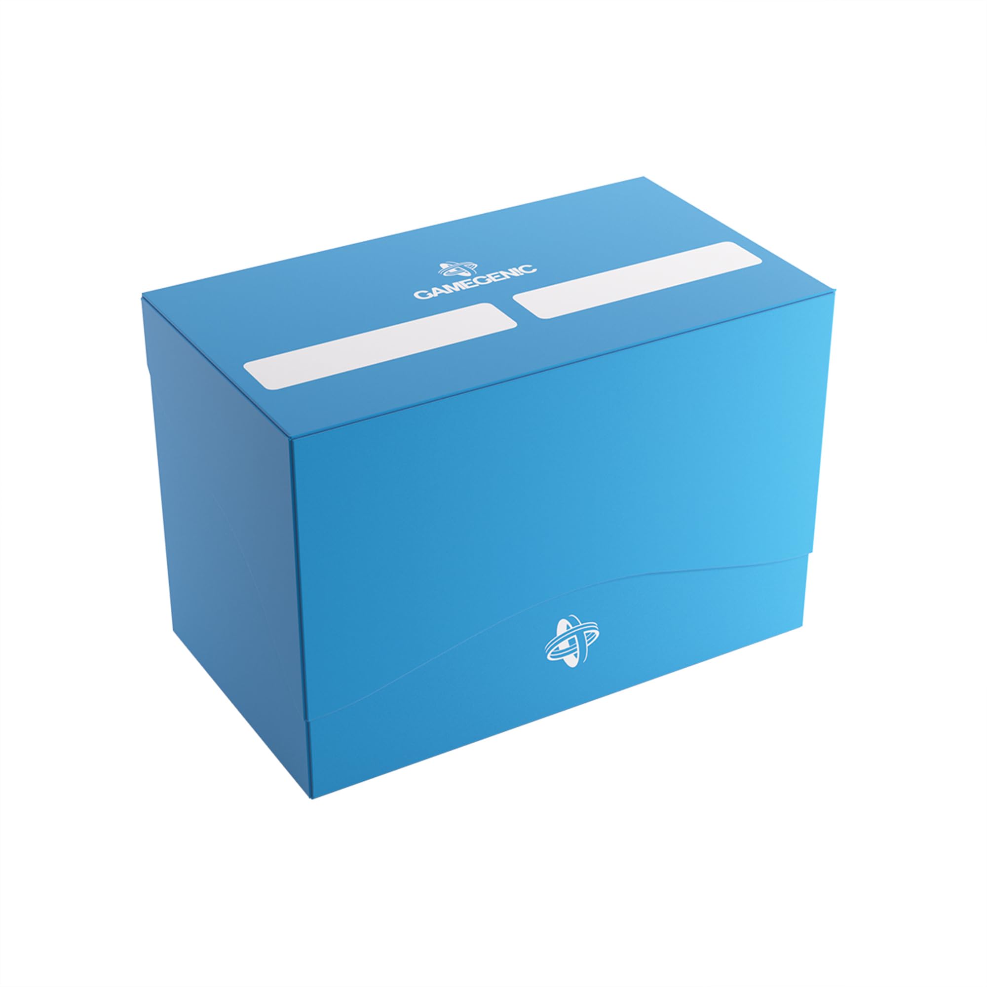 Gamegenic Double Deck Holder 200+ XL Card Box - Holds 200 Double-Sleeved Cards | Blue | Compact 1