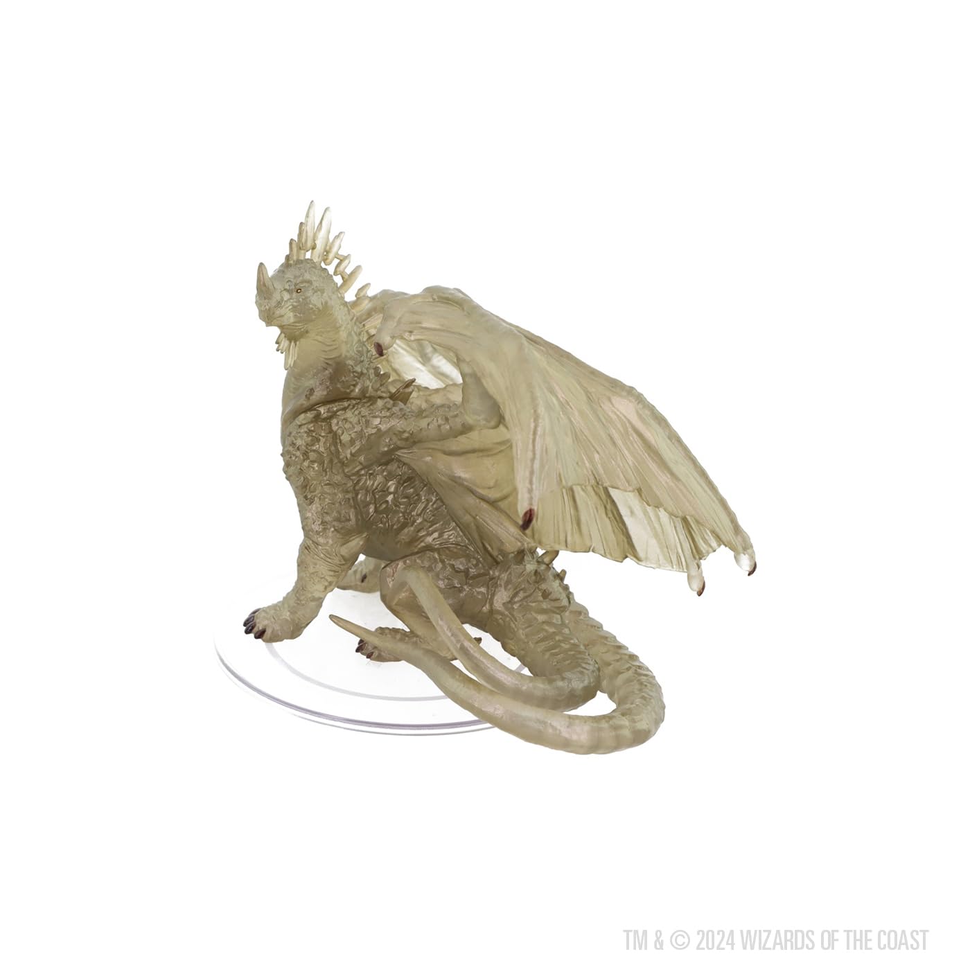 WizKids D&D Icons of the Realms Adult Crystal Dragon Miniature 4