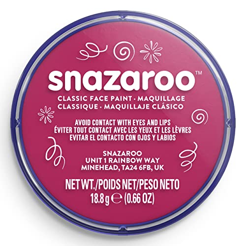 Snazaroo - Classic Fuchsia Pink Face and Body Paint (18ml) 20