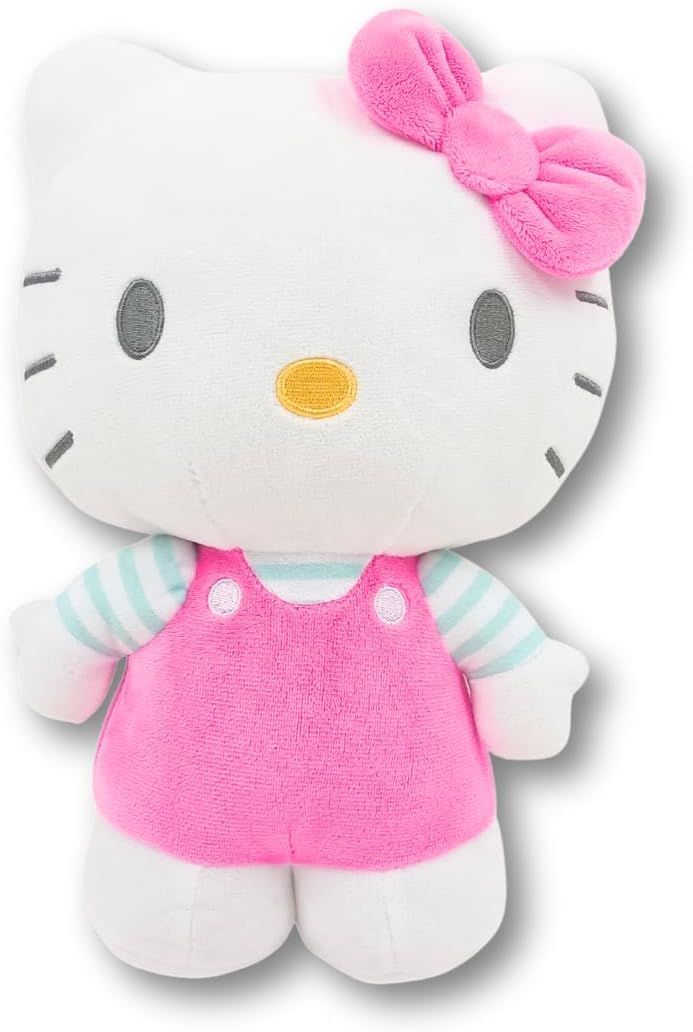 Hello Kitty Official Plush - 40 CM Large Standing Pink Dress Plush Toy