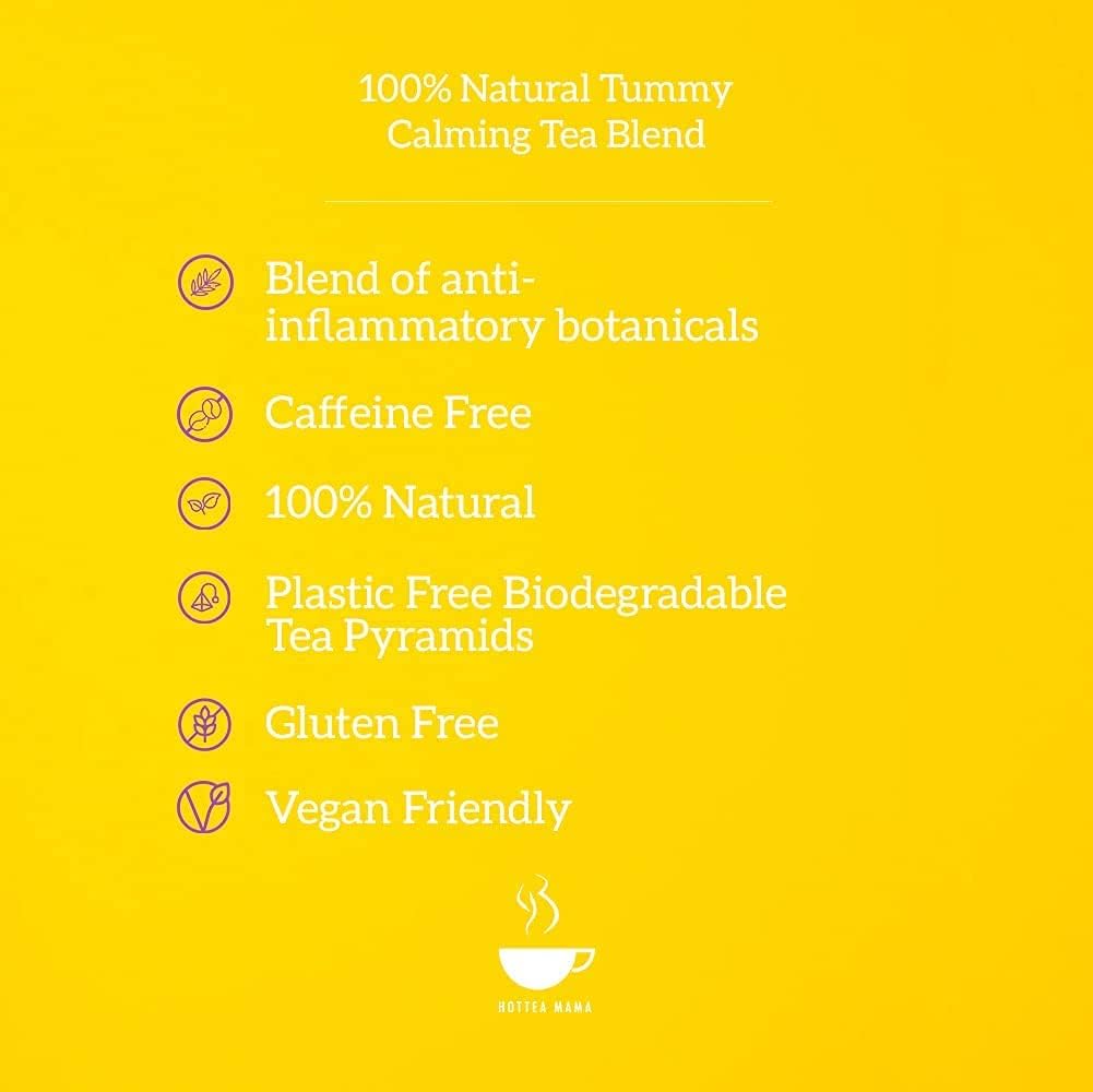 HOTTEA MAMA Morning Rescue Pregnancy Tea | Caffeine-Free Herbal Blend for Nausea Relief 3