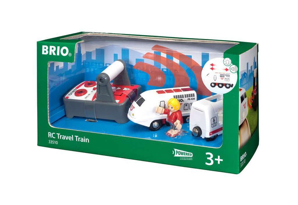 BRIO Remote Control Travel Train Toy for Kids Age 3+ | Wooden Railway Accessory | Model 33510 3