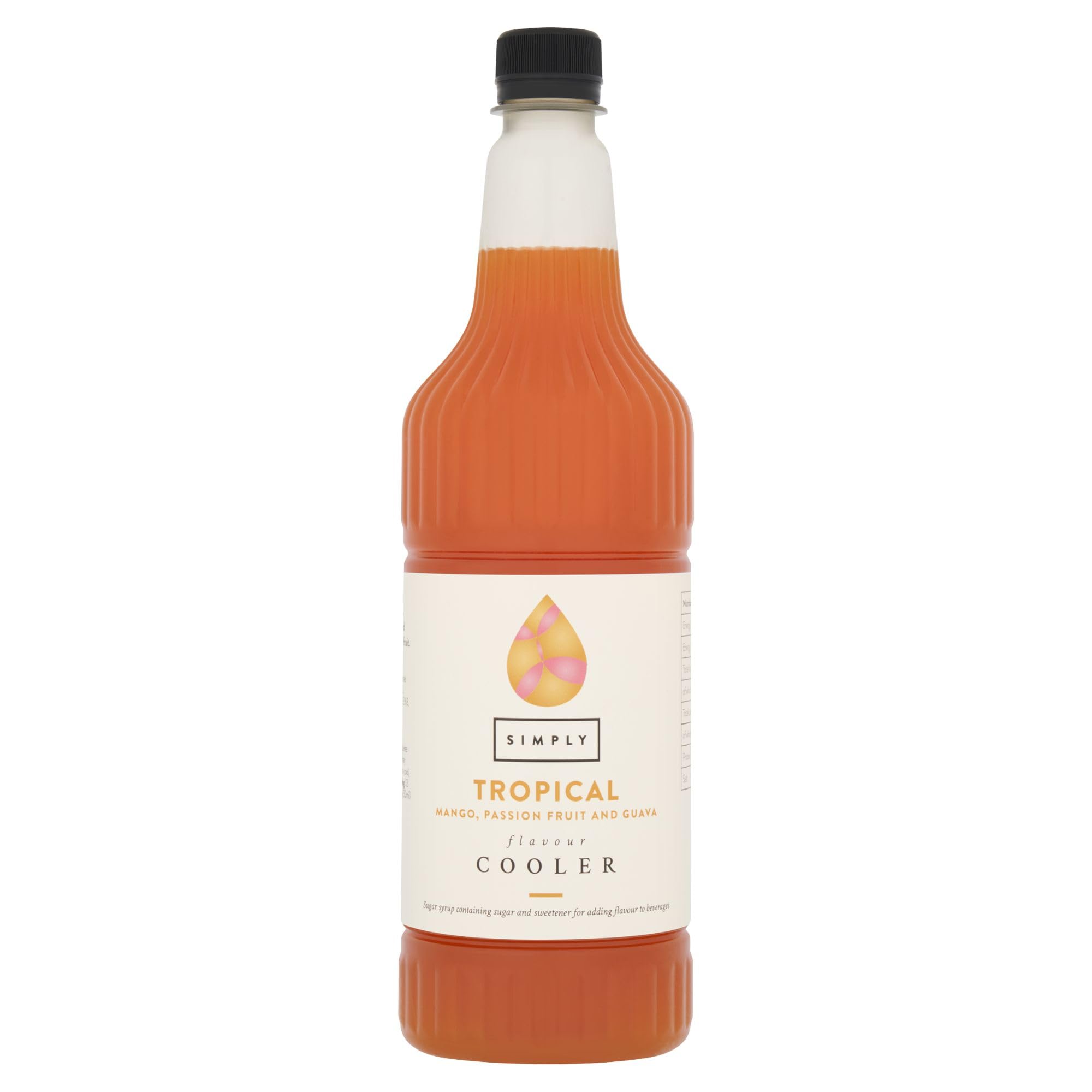 Simply Tropical Cooler Beverage Syrup - Vegan, Gluten Free, Halal Certified | 1 L 1