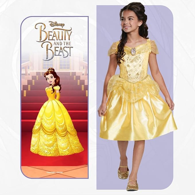 Disguise Disney Princess Belle Classic Costume - Toddler Size 3T-4T 10