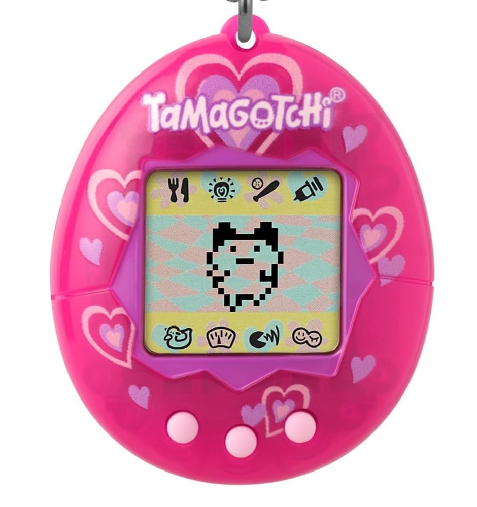 Bandai Tamagotchi Original Lots of Love Shell - Retro Electronic Pet Toy for Kids & Adults 10