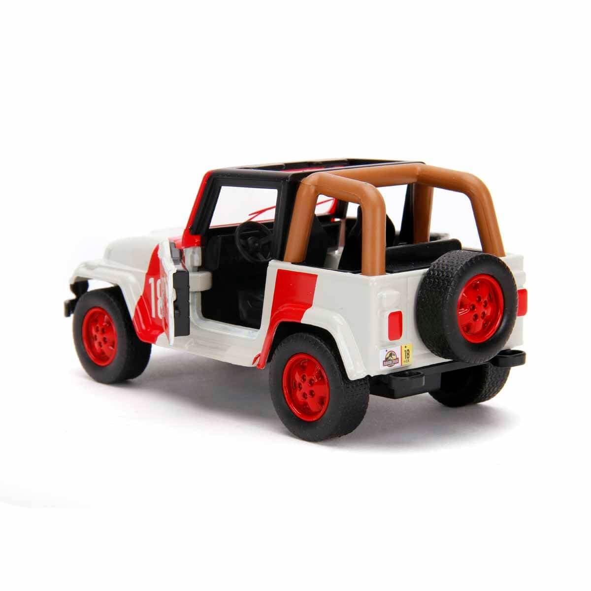 Jada 32129 Jurassic Park 1992 Jeep Wrangler 1:32 Scale Die-Cast Model 5