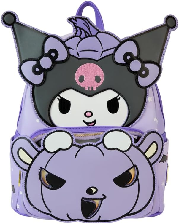 Loungefly Sanrio Kuromi Pumpkin Glow Mini Backpack 1