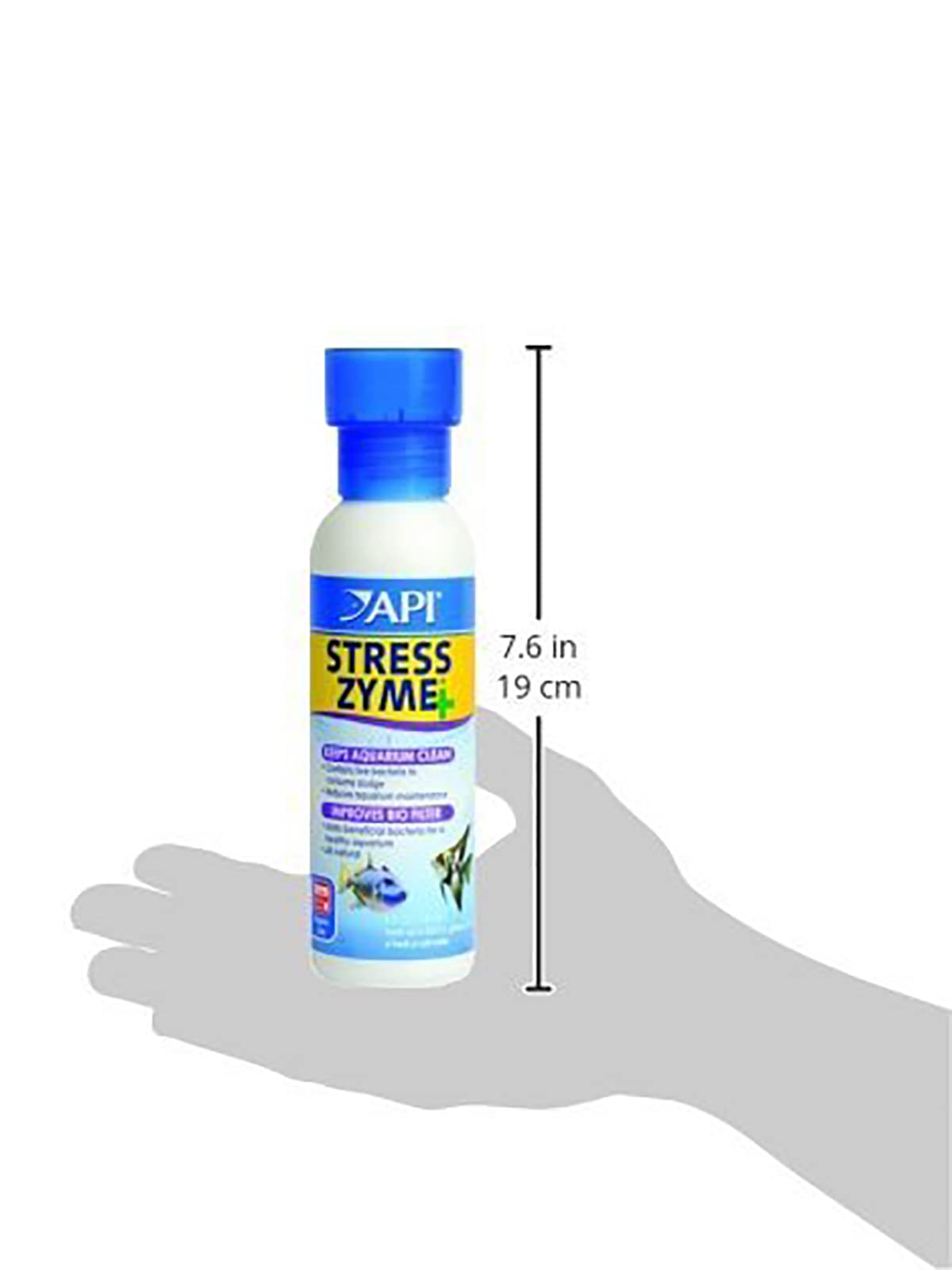 API STRESS ZYME Aquarium Cleaning Solution - Freshwater & Saltwater Use | 237 ml Liquid 6