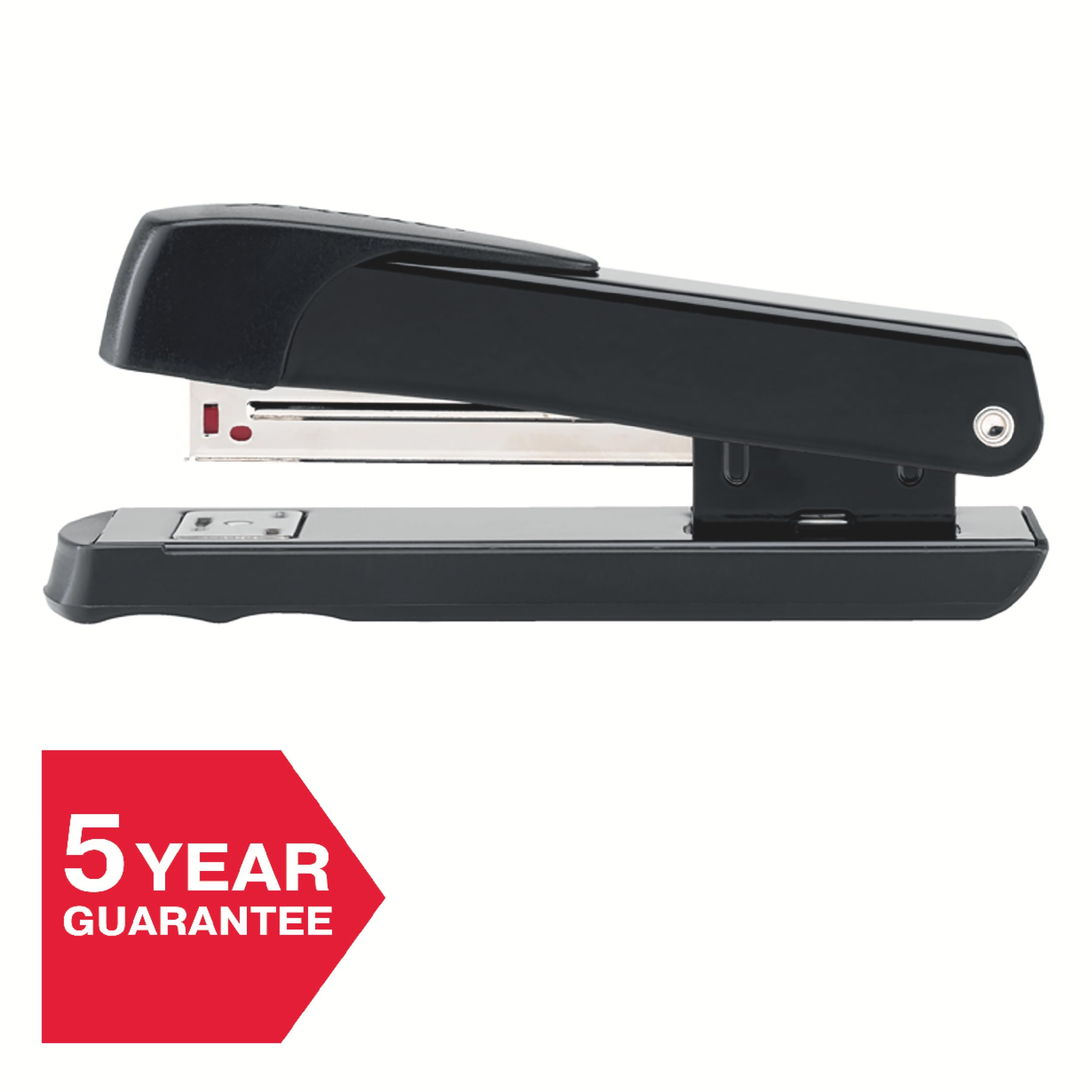 Rexel Meteor Half Strip Stapler - 20 Sheet Capacity, Metal Body, Black (3 Pack with Staples) 4