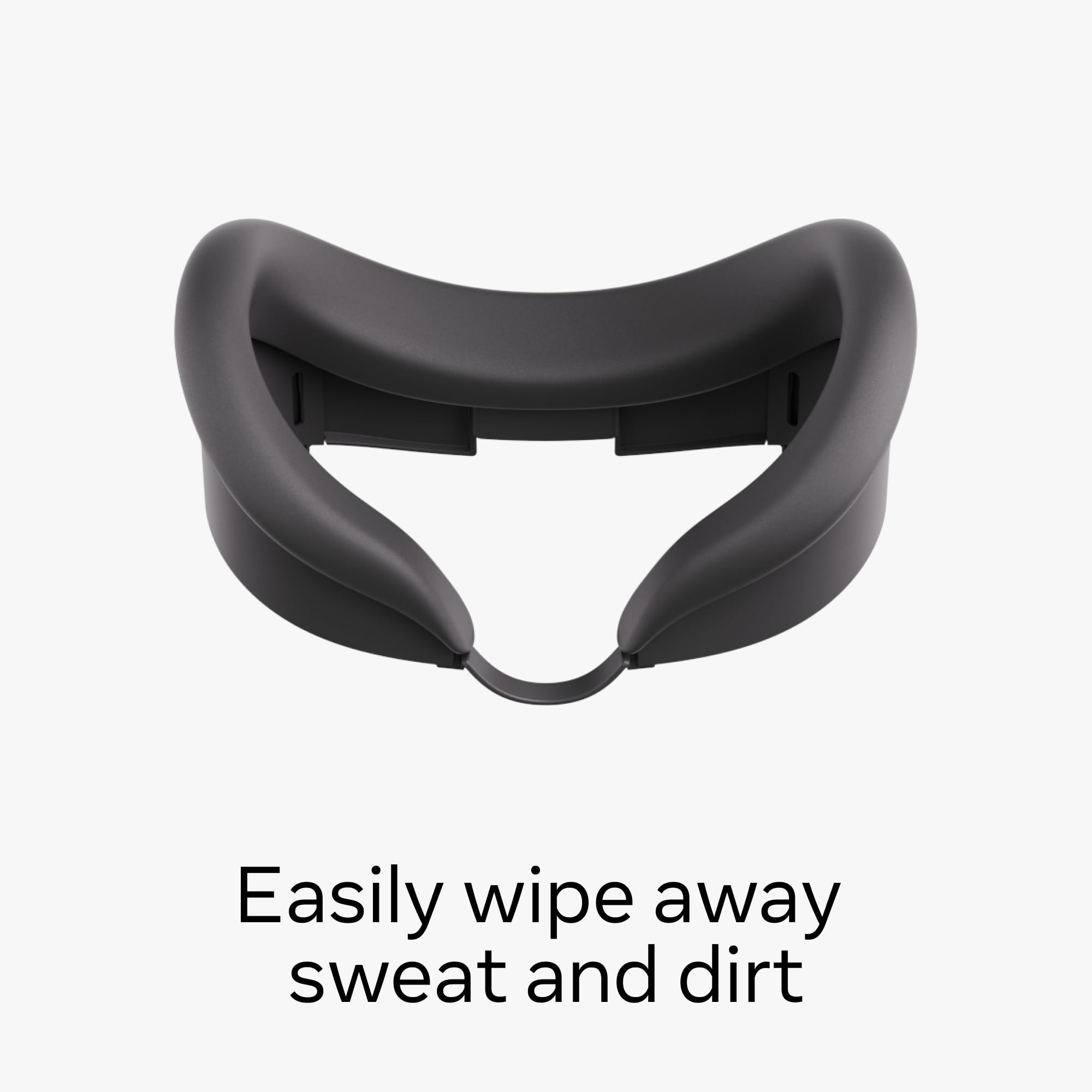 Meta Quest 3 Silicone Facial Interface - Black | Comfortable & Hygienic Fit 2
