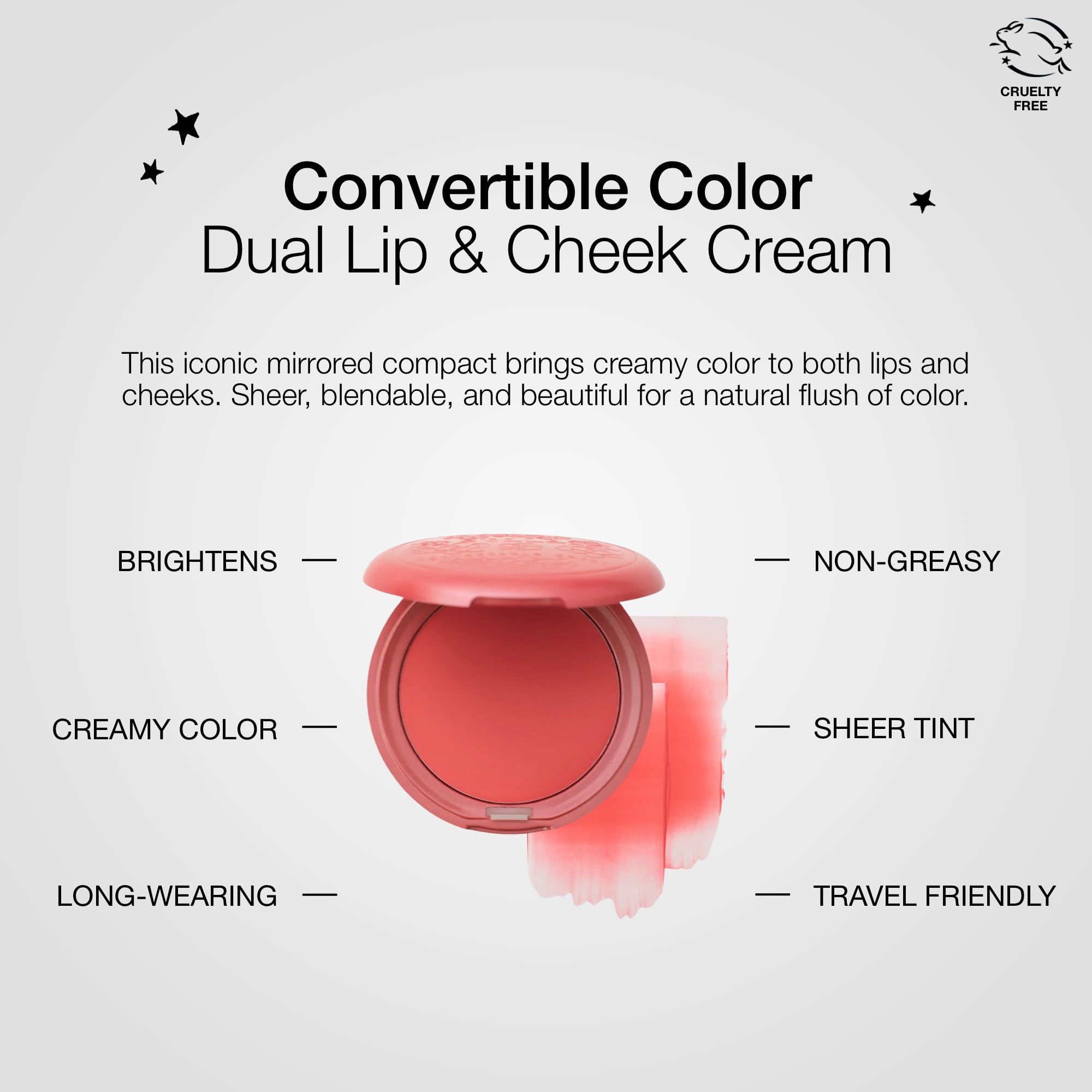 Stila Convertible Color Dual Lip & Cheek Cream - Petunia | Cream Blush | 4.25g 4