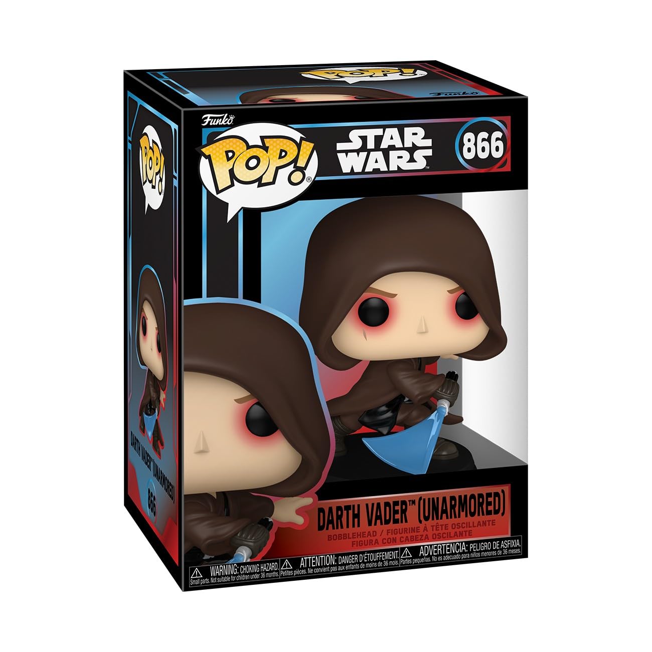 Funko Pop! Star Wars Darth Vader (Unarmored) - Vinyl Collectible Figure | 3.75 Inches 1