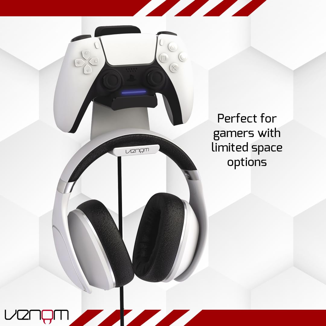 Venom PS5 Stealth Charging Dock and Headset Mount for PlayStation 5 9