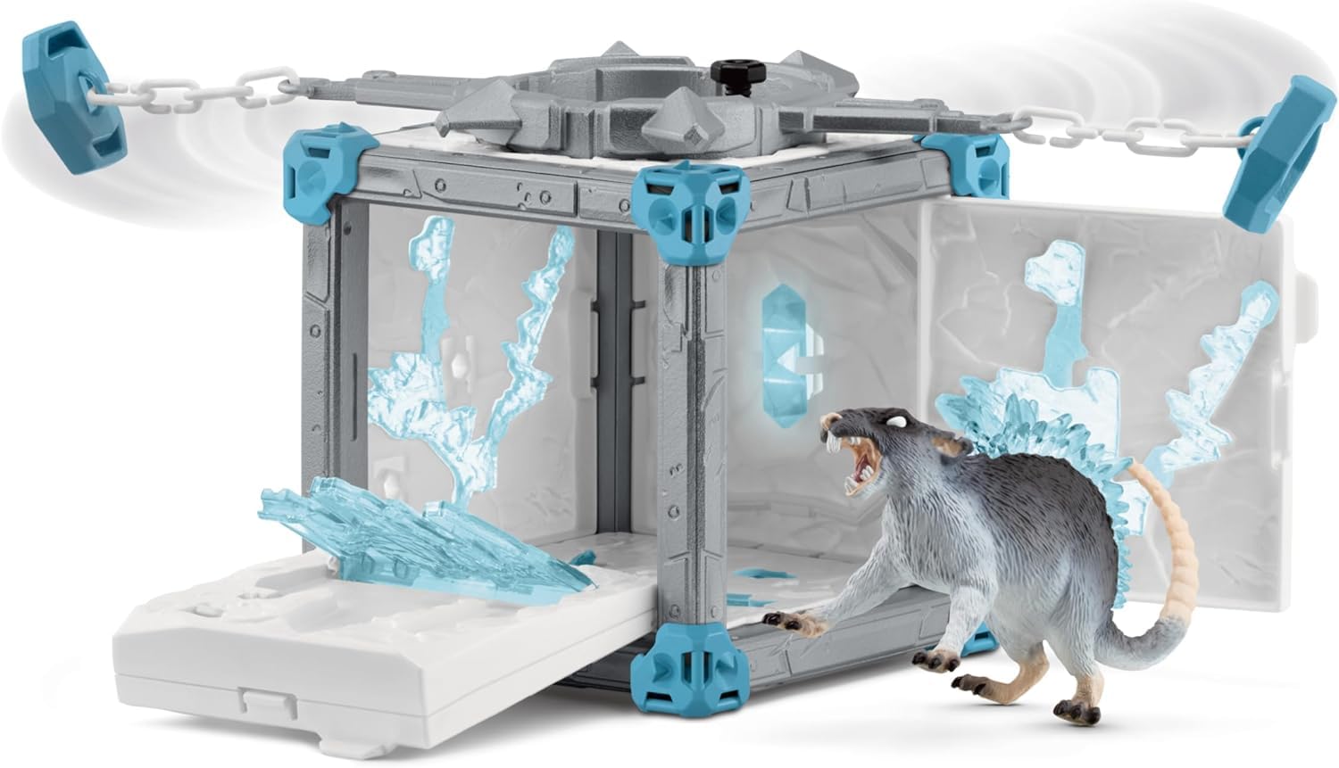 Schleich BattleCave Ice Rat - Fantasy Action Figure Playset for Ages 7-15