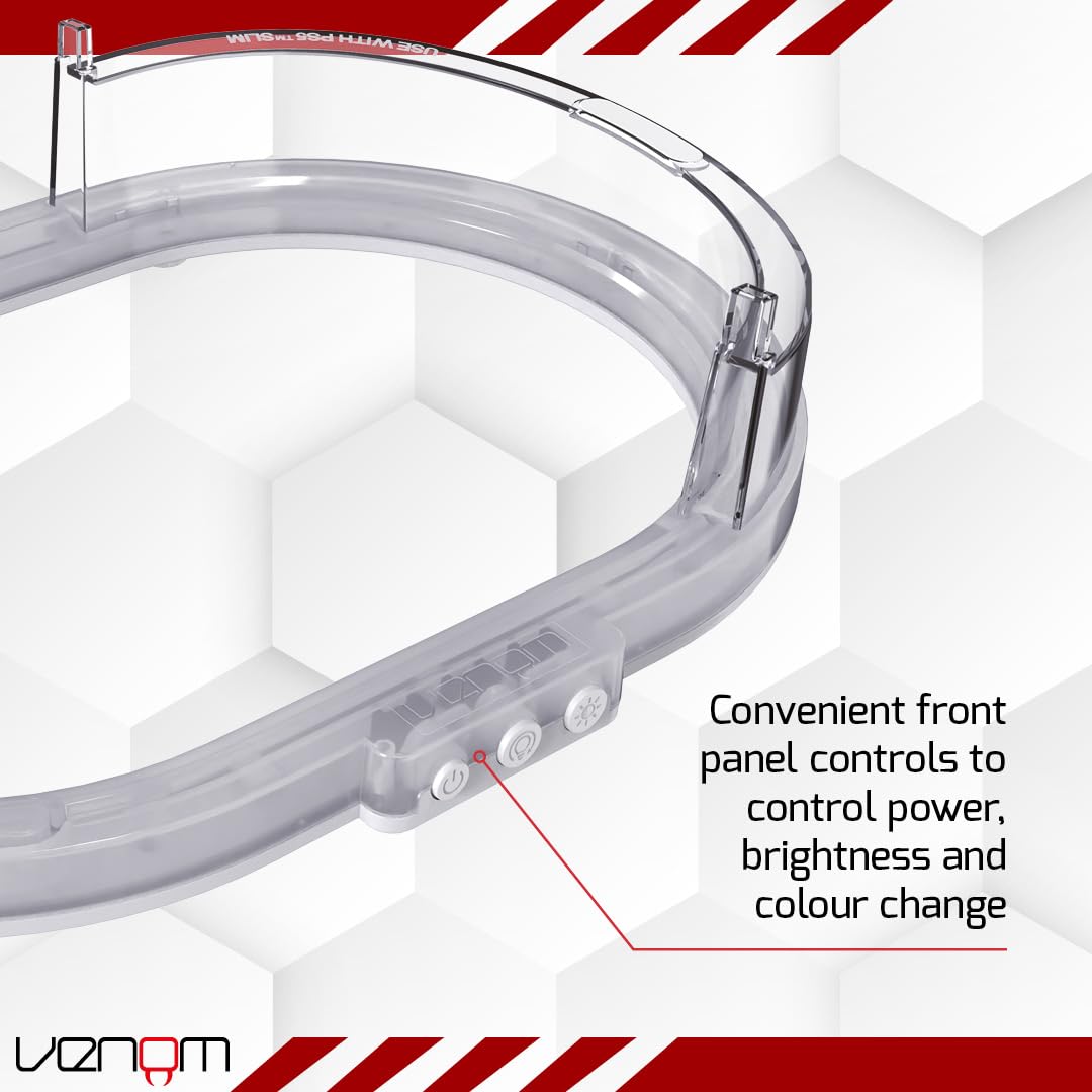 Venom PS5 Horizontal Console Stand with LED Lighting - 8 Color Options, USB Powered, Compatible with Slim Disc & Digital Models 10