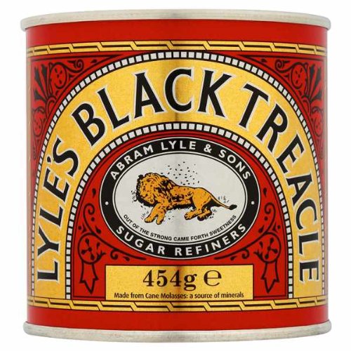 Lyle's Black Treacle 2 x 454g - Pure Cane Syrup for Baking and Cooking