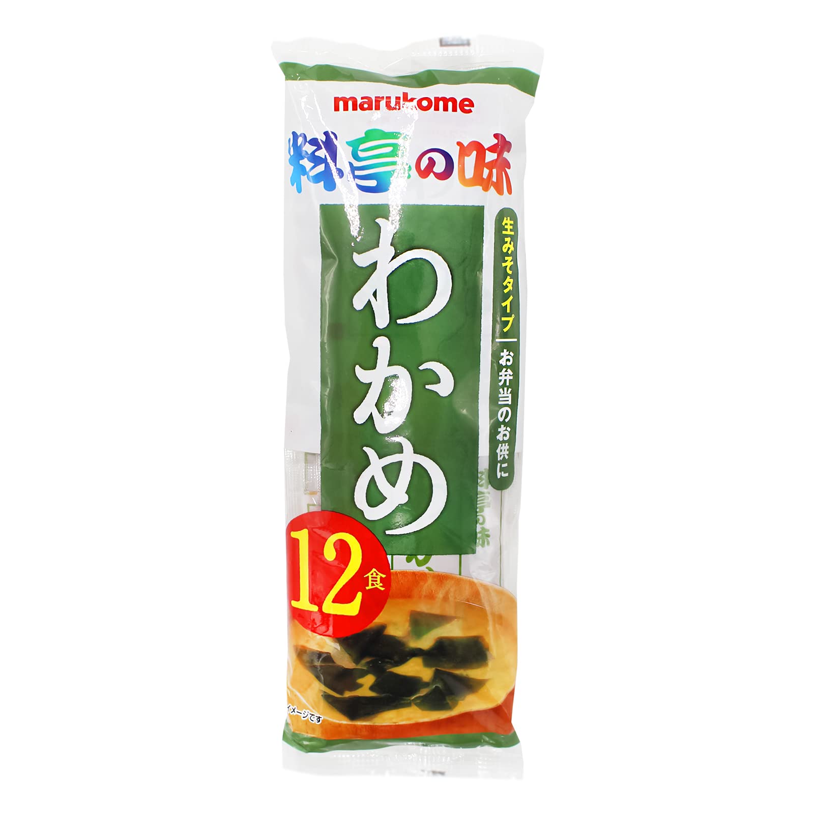 Marukome Instant Miso Soup Paste Sachets With Wakame | 12 x 18g Packs 1