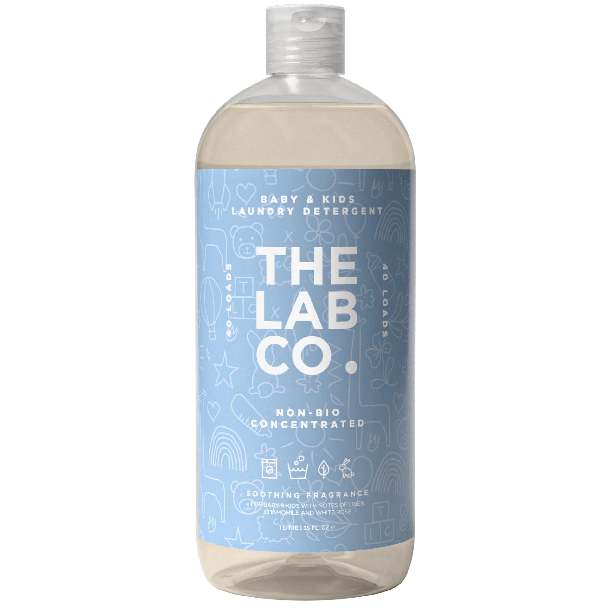 The Lab Co. - Non-Bio Concentrated Laundry Detergent | 1L, 40 Loads