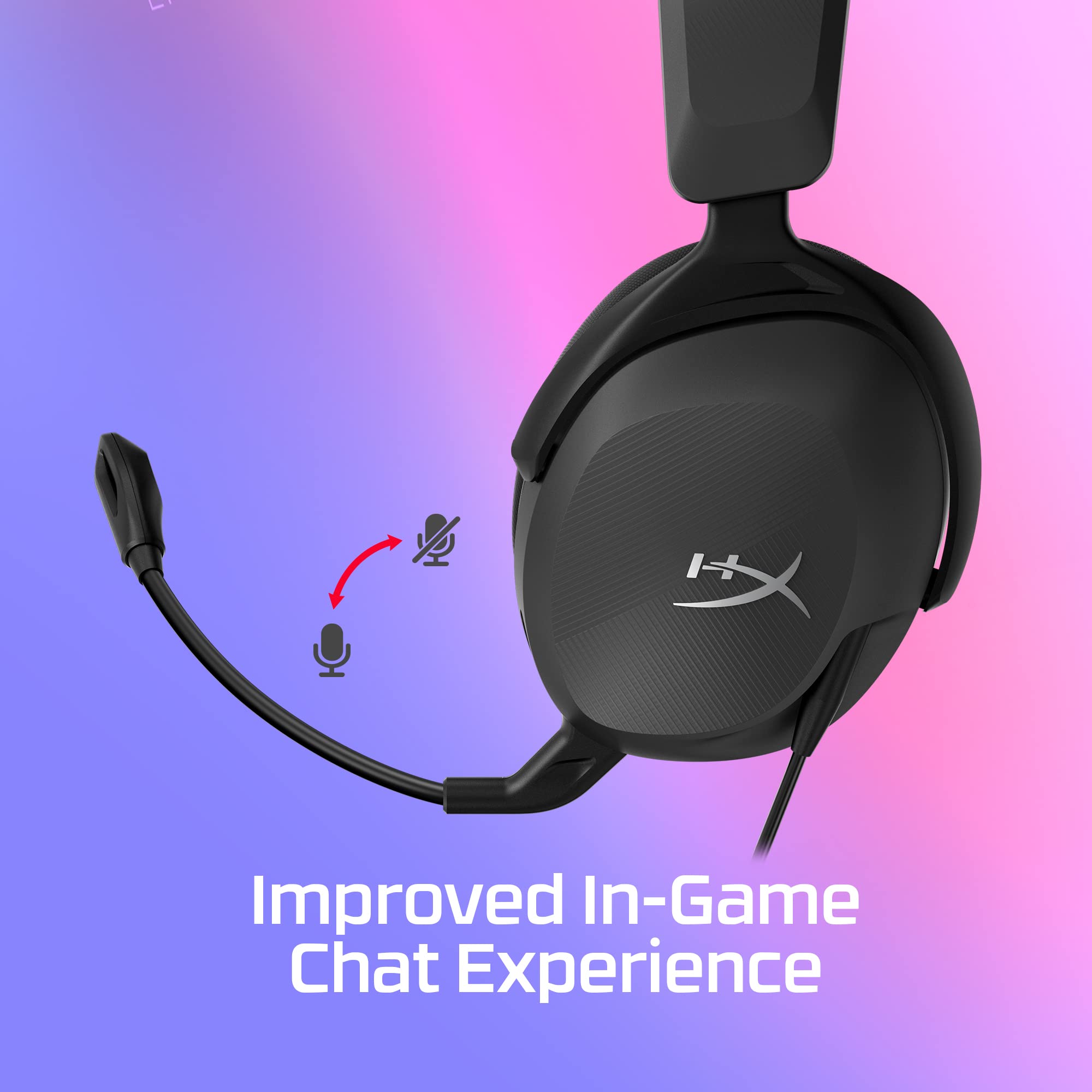HyperX Cloud Stinger 2 Core Lightweight Gaming Headset with Swivel-to-Mute Mic & 40mm Drivers 14
