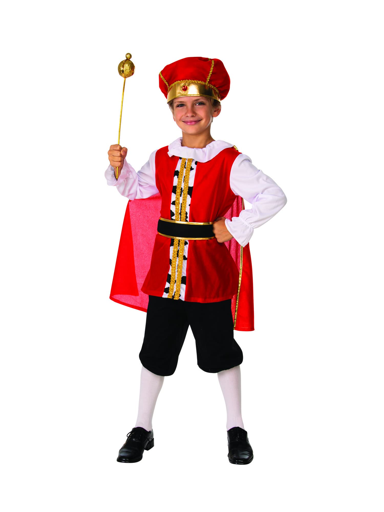 Bristol Novelty Medieval King Costume - Child Boy Age 7 - 9 Years 3