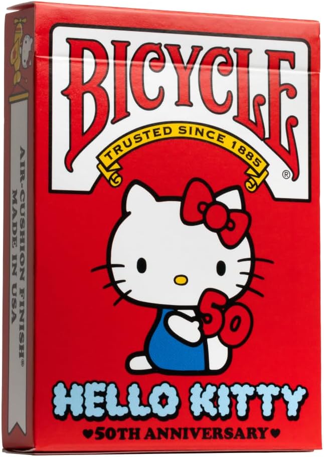 Bicycle Hello Kitty 50th Anniversary Playing Cards Deck 1