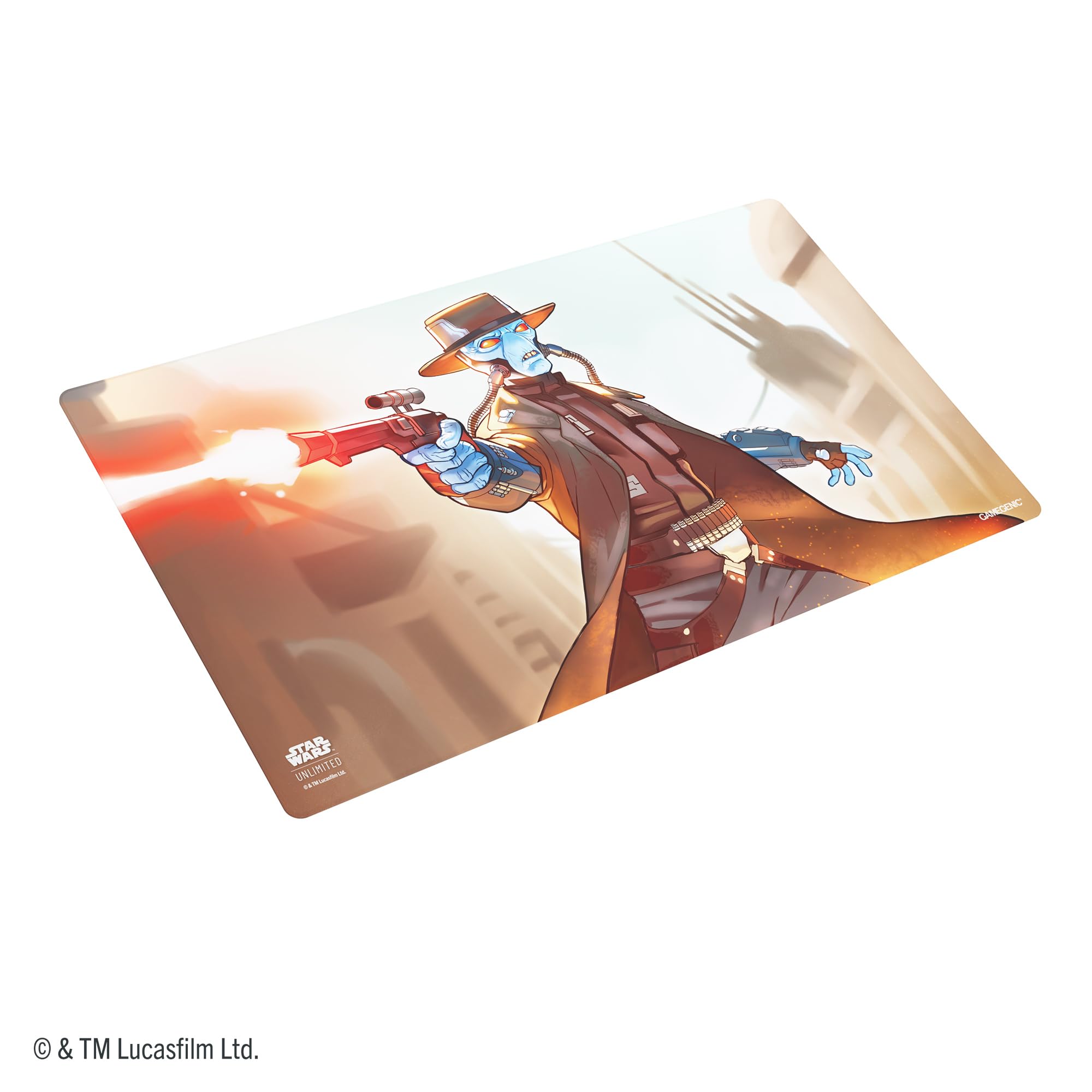 Gamegenic Star Wars Unlimited Cad Bane Playmat - 61x35cm | Padded Surface | Anti-Slip Backing