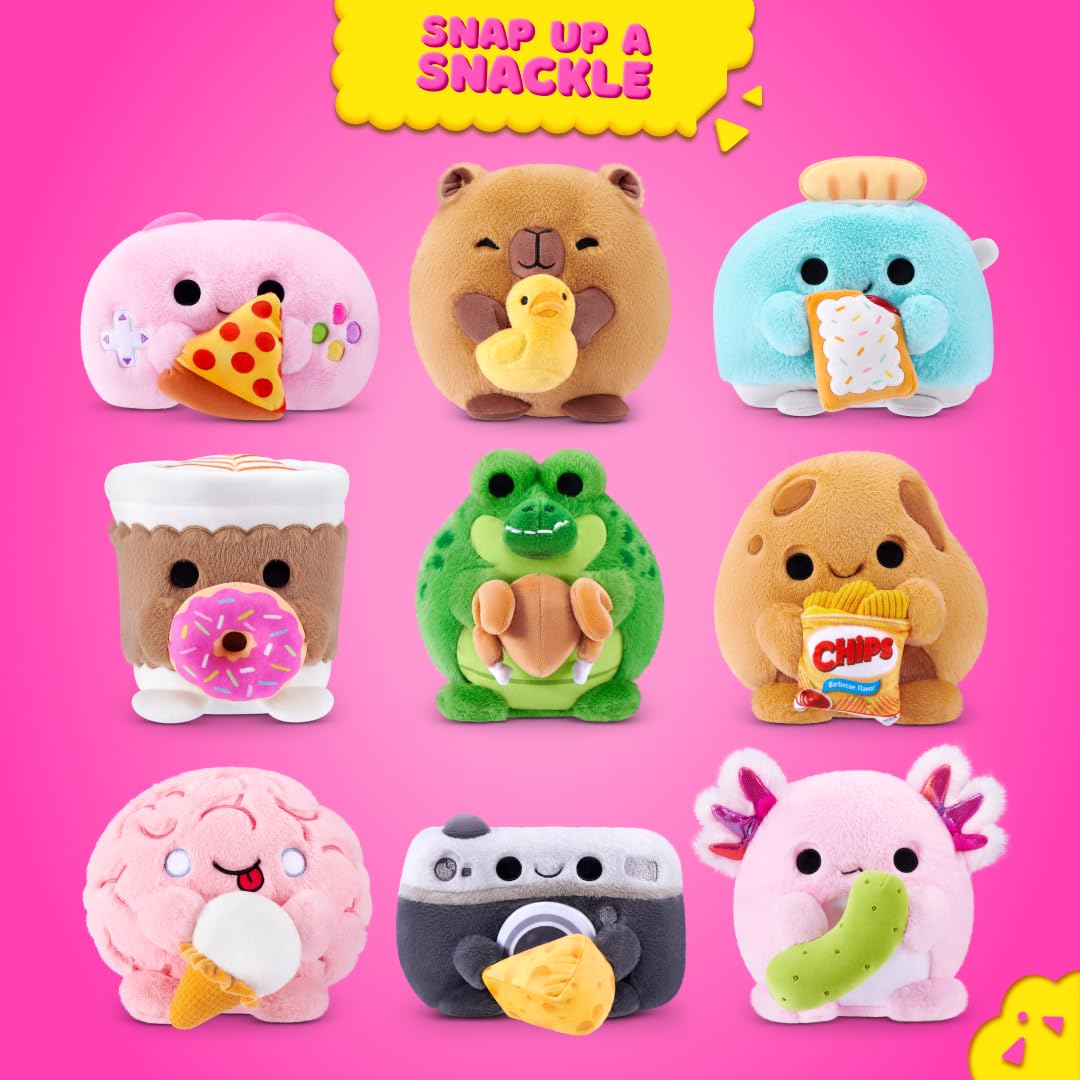 Snackles Core Series 2 Crocodile with Chicken Plush - 8 Inch | Soft Plush Toy | Unisex Children 2