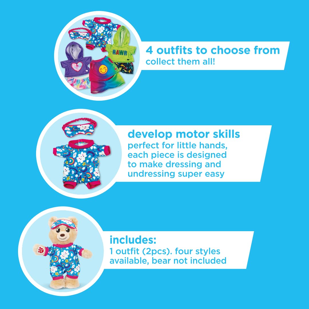 Casdon Build-A-Bear Workshop Night Time Onesie Clothing Pack for Mini Bear