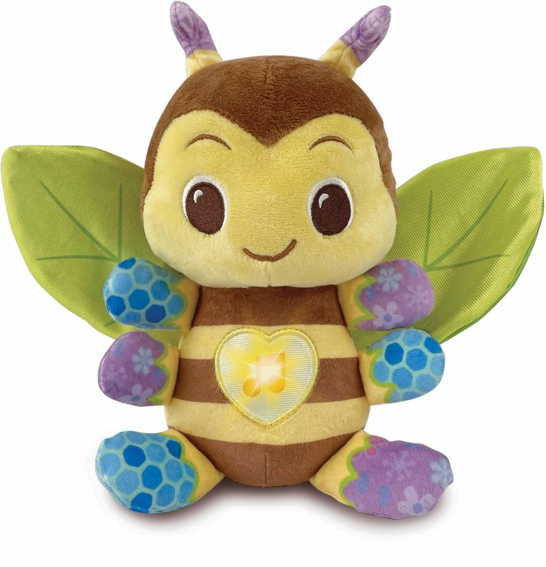 VTech Busy Musical Bee - Interactive Sensory Cuddly Toy | Lights & Music | Ages 3-24 Months