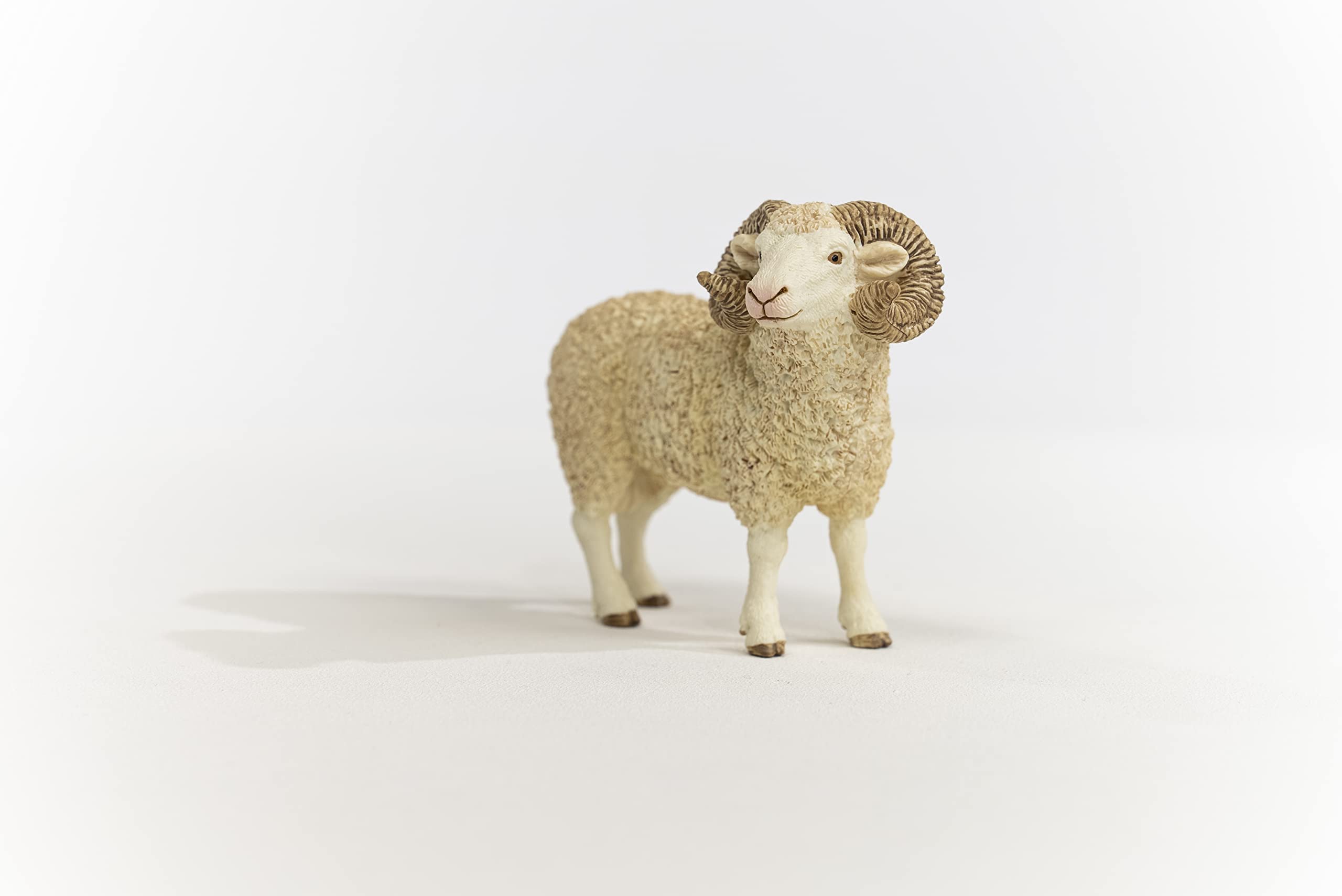 SCHLEICH 13937 Ram Farm World Figurine - Realistic Animal Play Figure for Kids 3-12 Years