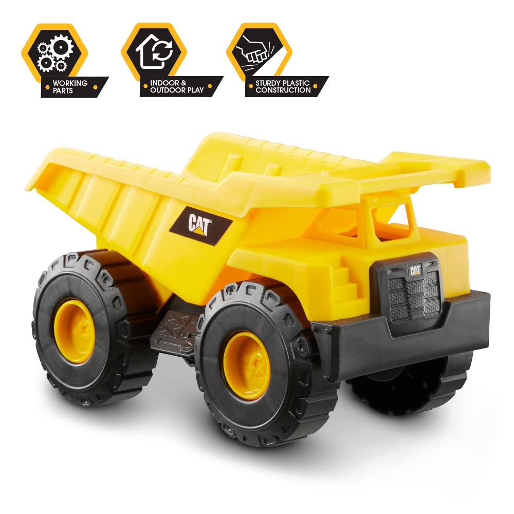 CAT 82360 Mini Crew 3 Pack Construction Vehicles - Dump Truck, Loader, Excavator | Ages 2+ 7