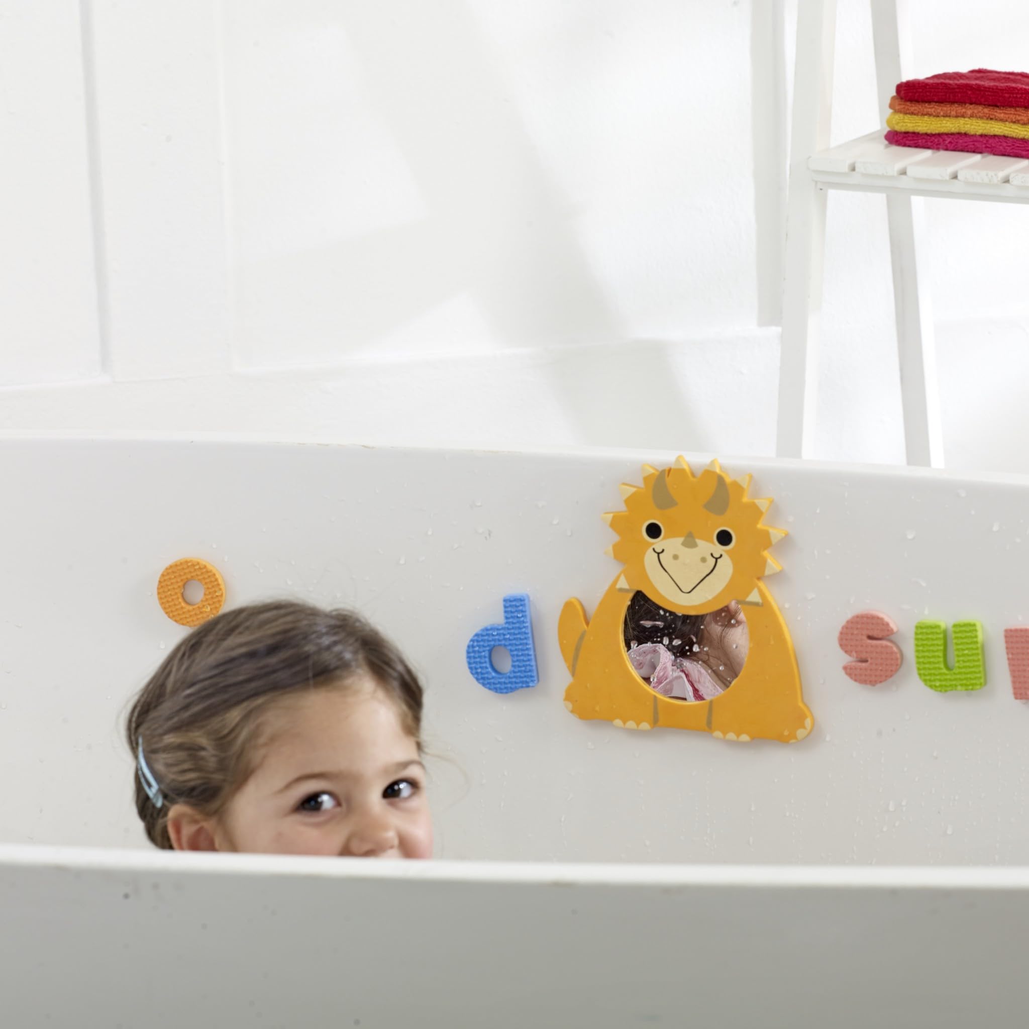Bathtime Buddies Bath Mirror - Stick On Sensory Toy for 6-12 Months 2