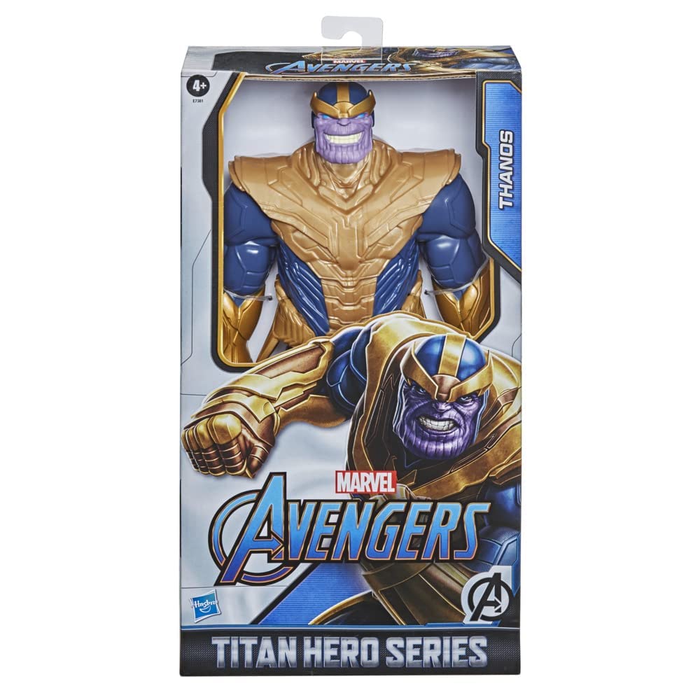 Hasbro Titan Hero Series Blast Gear Deluxe Thanos Action Figure - 30 cm, Ages 4+ 6