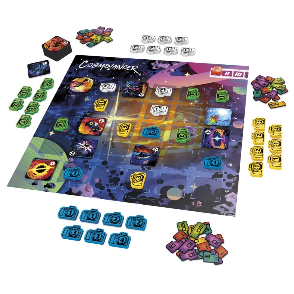 Hasbro Gaming Cosmolancer Strategy Board Game | Tile Placement | 2-4 Players | Ages 9+ 2