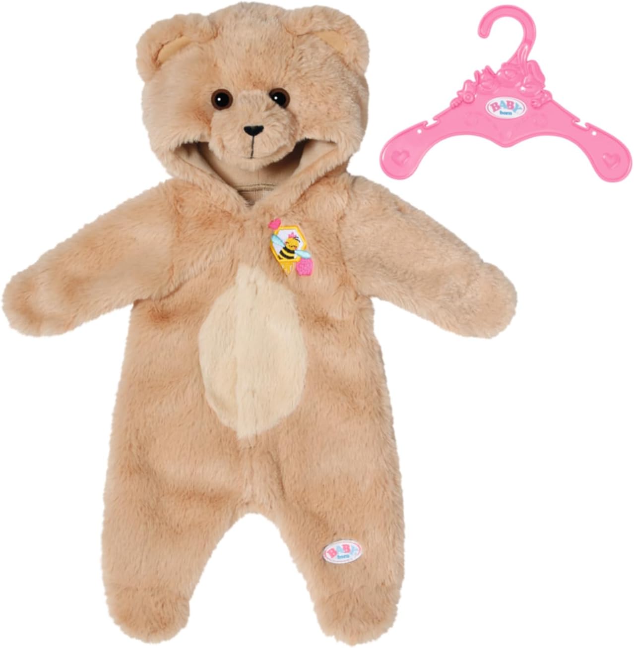 BABY born Bear Suit 836088 - Soft Cotton Polyester Onesie for Dolls 1