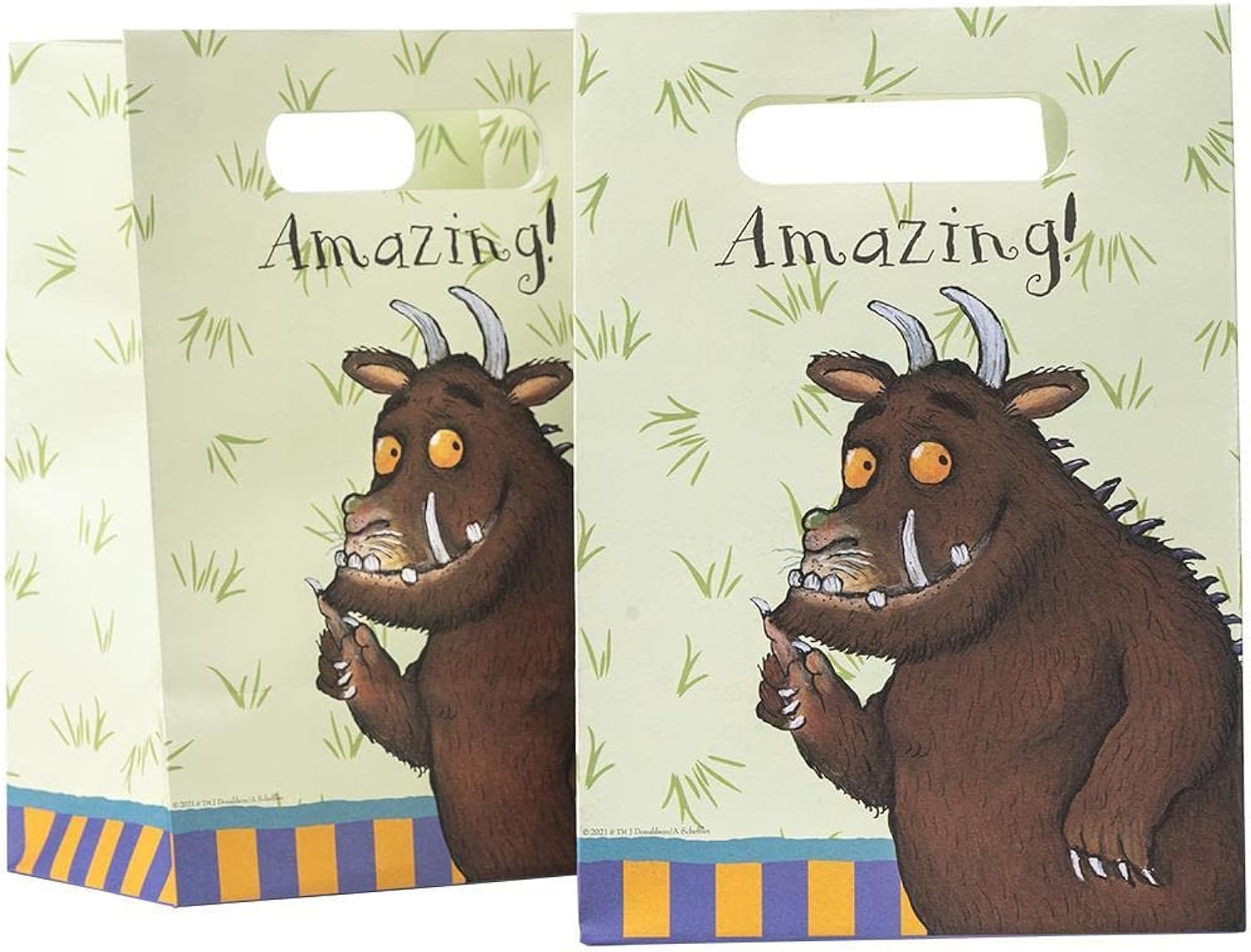 Smiffys The Gruffalo Tableware Party Platters x4 - 30.5 cm, Officially Licensed 2