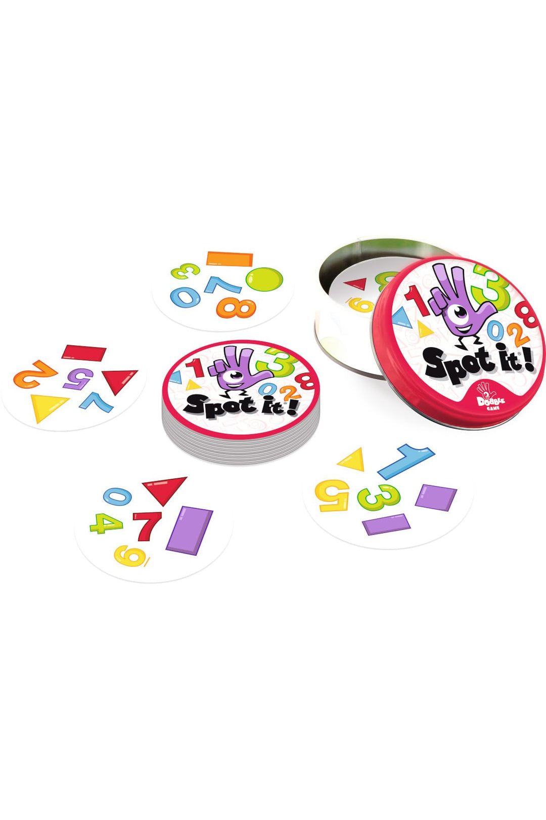 Asmodee Dobble Super Pack Kids 123 + Animals Family Card Game