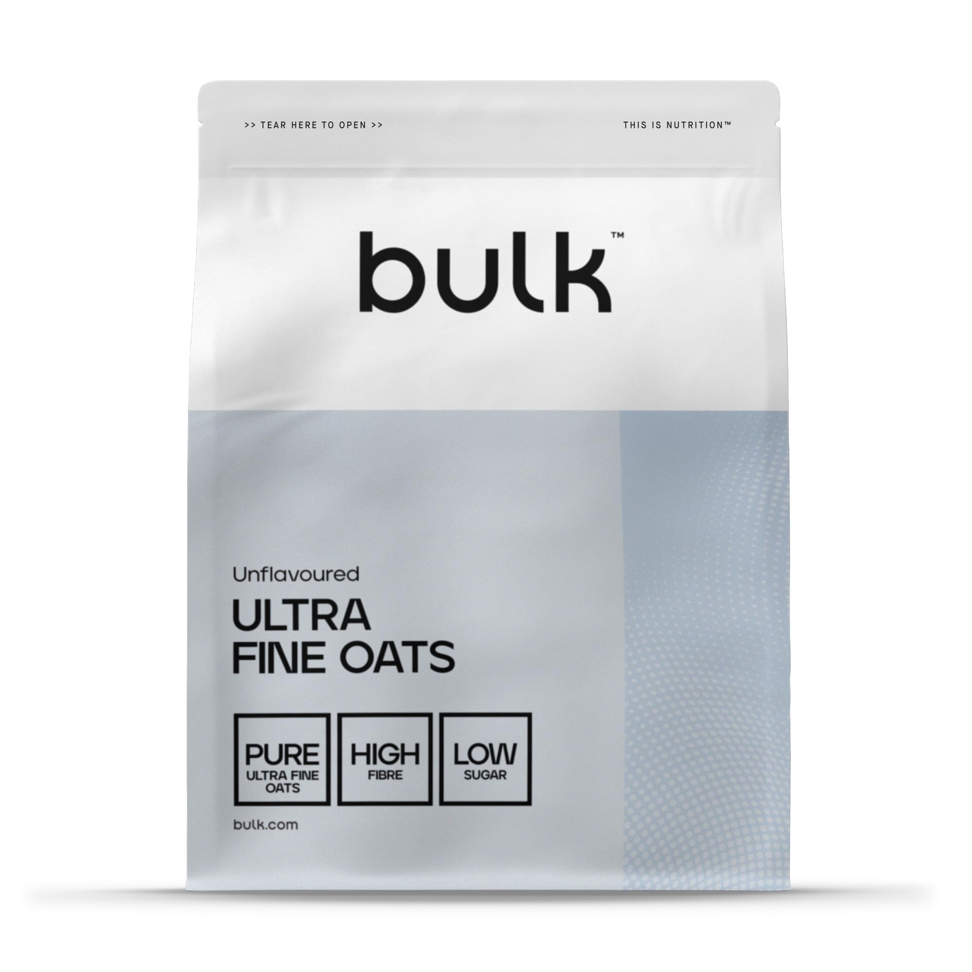 Bulk Ultra Fine Scottish Oats 1kg - High Fibre, No Added Sugar or Salt 1