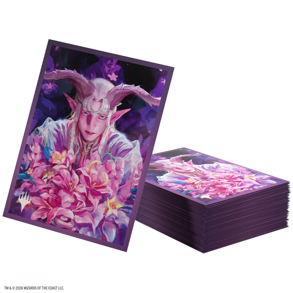 Gamegenic MTG Lorwyn Eclipsed Sleeves Dawnhand Eulogist | 105 Count | Multicoloured Plastic Sleeves 3