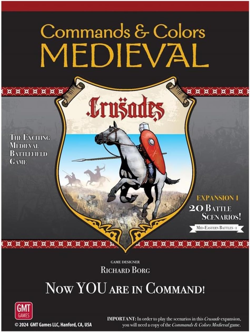 GMT Games Crusades Mideastern Battles I Expansion for Command & Colors Medieval | Ages 15+ 1