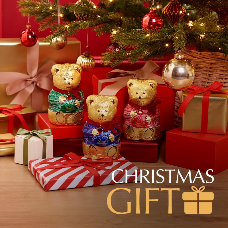 Lindt - Teddy with Christmas Jumper Hollow Chocolate Figure (200 g) 22
