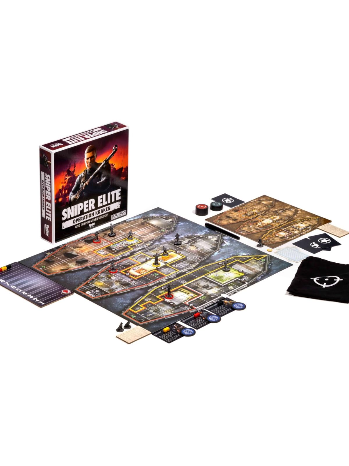 Rebellion Unplugged Sniper Elite: Operation Kraken Board Game Expansion | 14+ Age Range | English