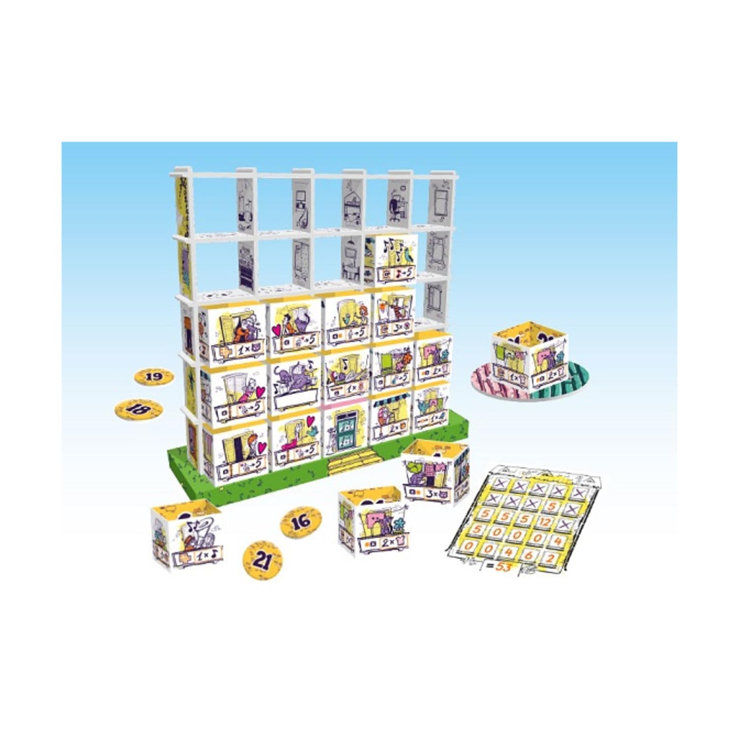Ares Games Balconia Stacking & Balancing Game | 2 Players | Unisex Adult 2
