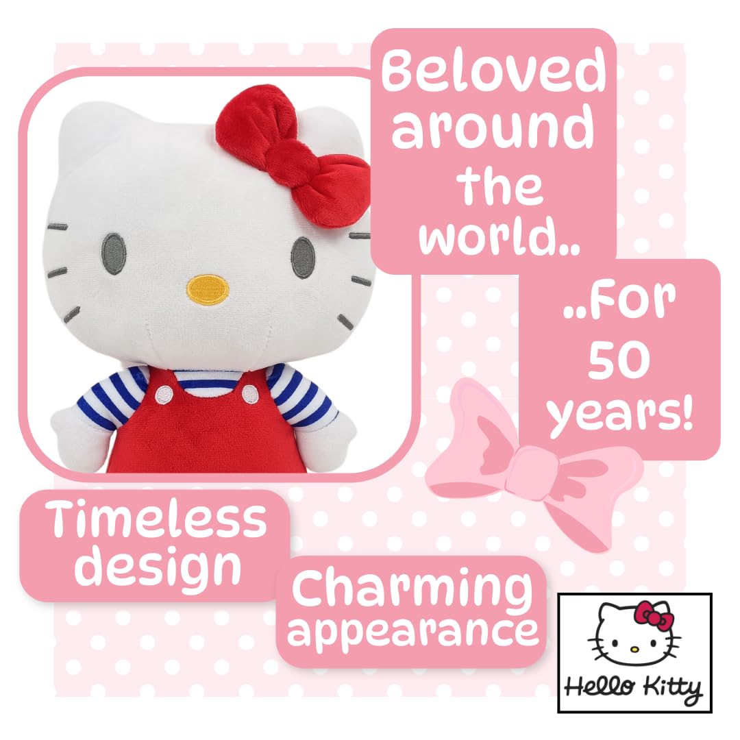 Hello Kitty Official Plush - 50 CM Large Standing Red Dress for Collectors & Kids 3