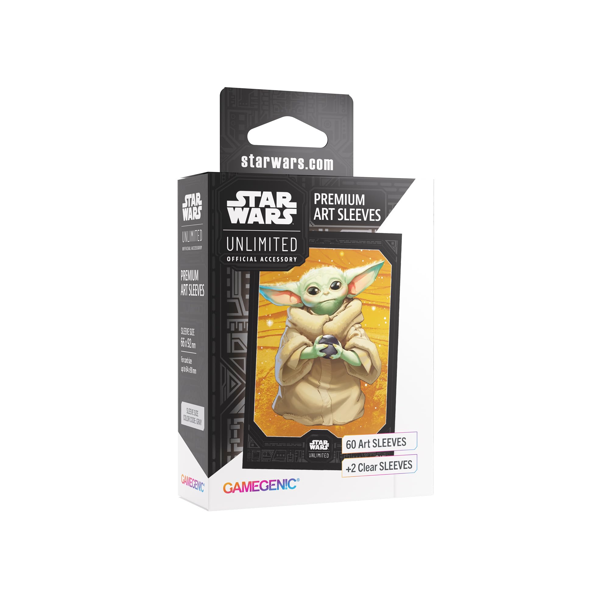 Gamegenic Star Wars: Unlimited Premium Art Sleeves Set 5 - Grogu | 62 Sleeves Total 1