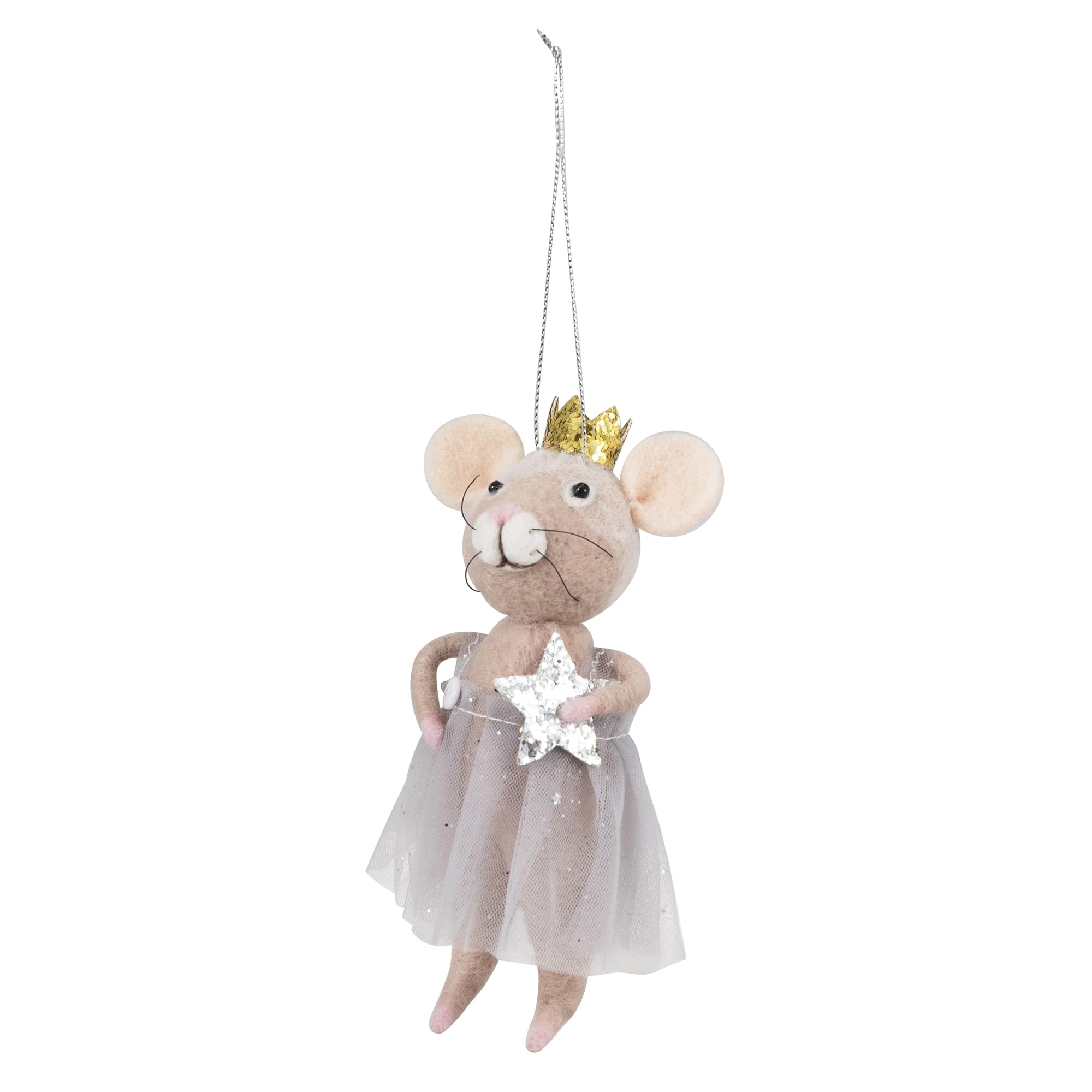 Trimits Needle Felting Craft Kit - Nordic Mouse Christmas Craft Kit for Beginners