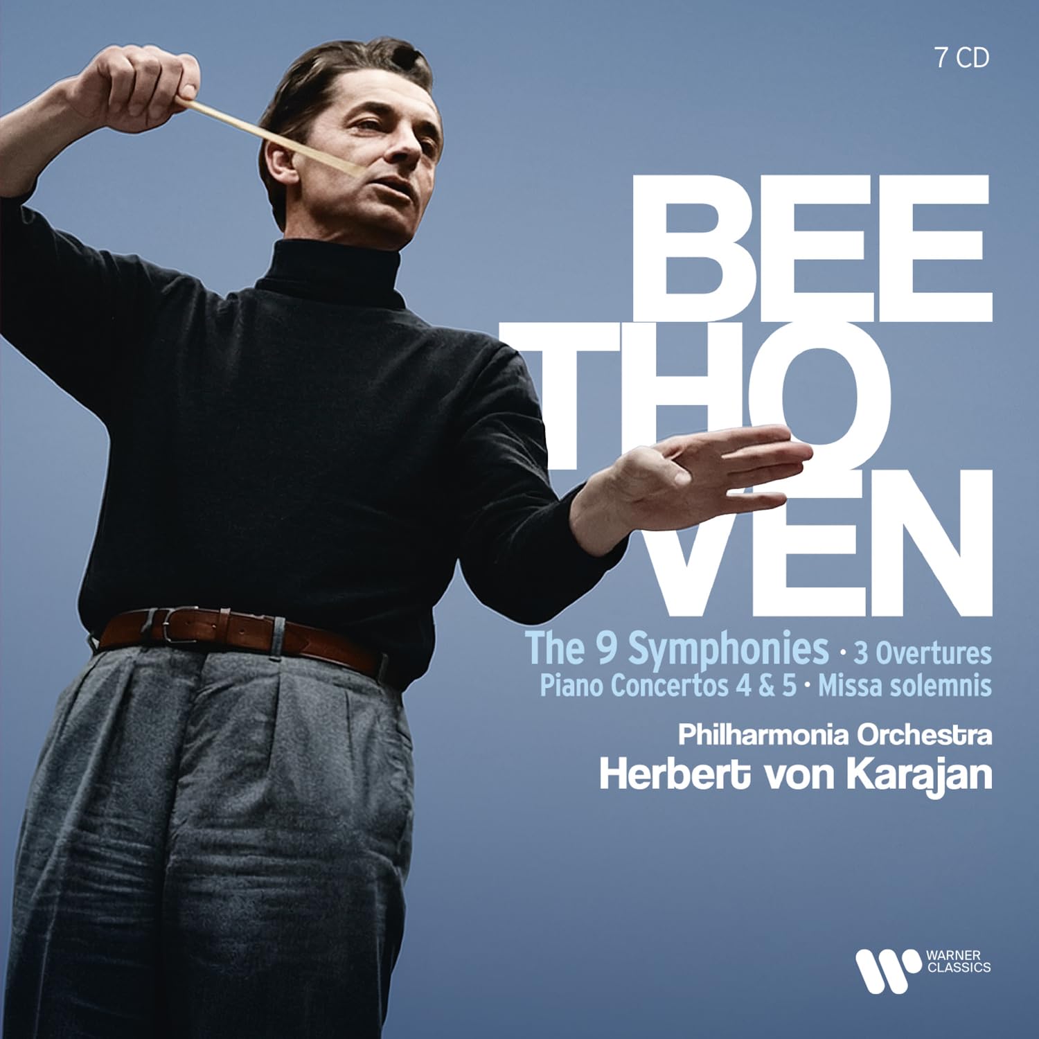 Herbert von Karajan/Philharmonia Orchestra - Beethoven: Symphonies Nos. 1-9, Piano Concertos Nos. 4 & 5, Missa solemnis [Box Set CD]
