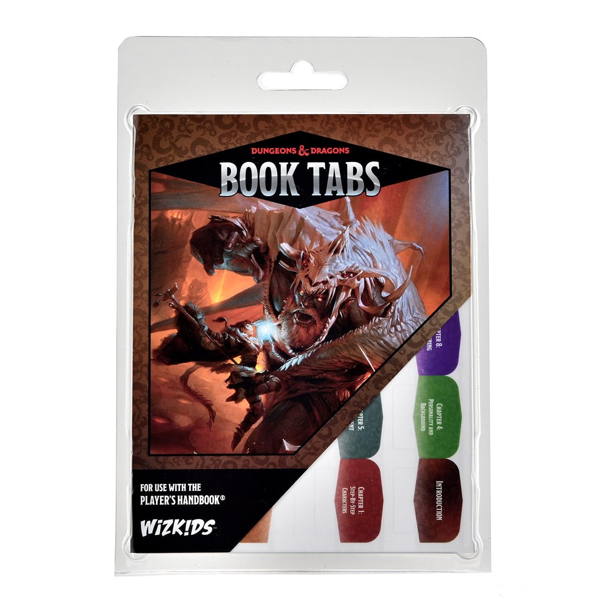WizKids D&D Player's Handbook Book Tabs RPG Accessory | 168 Acrylic Tabs 1