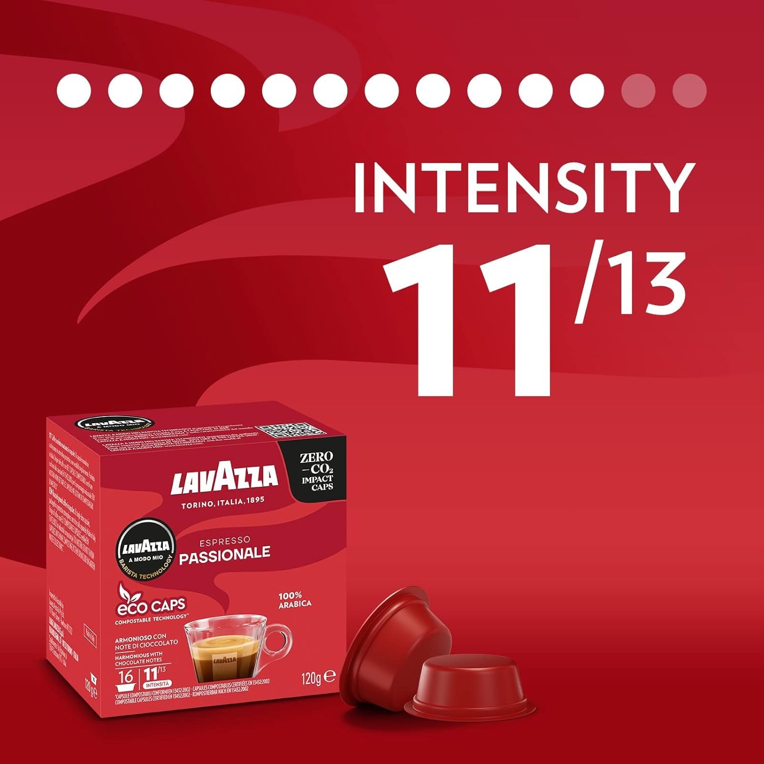 Lavazza A Modo Mio Espresso Passionale - 100% Arabica Coffee Capsules for Nespresso Original Machines 2