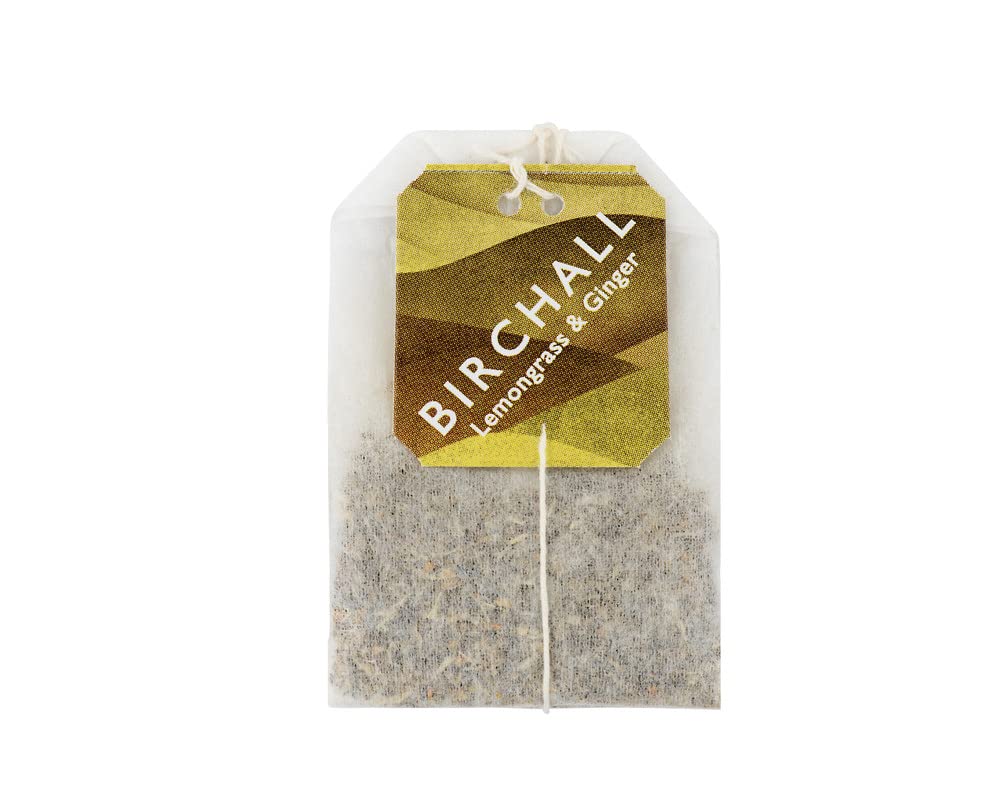 Birchall Lemongrass & Ginger Herbal Tea Bags - 25 Count Box | Antioxidant Rich 3